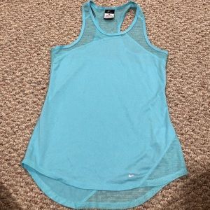 Nike turquoise workout top